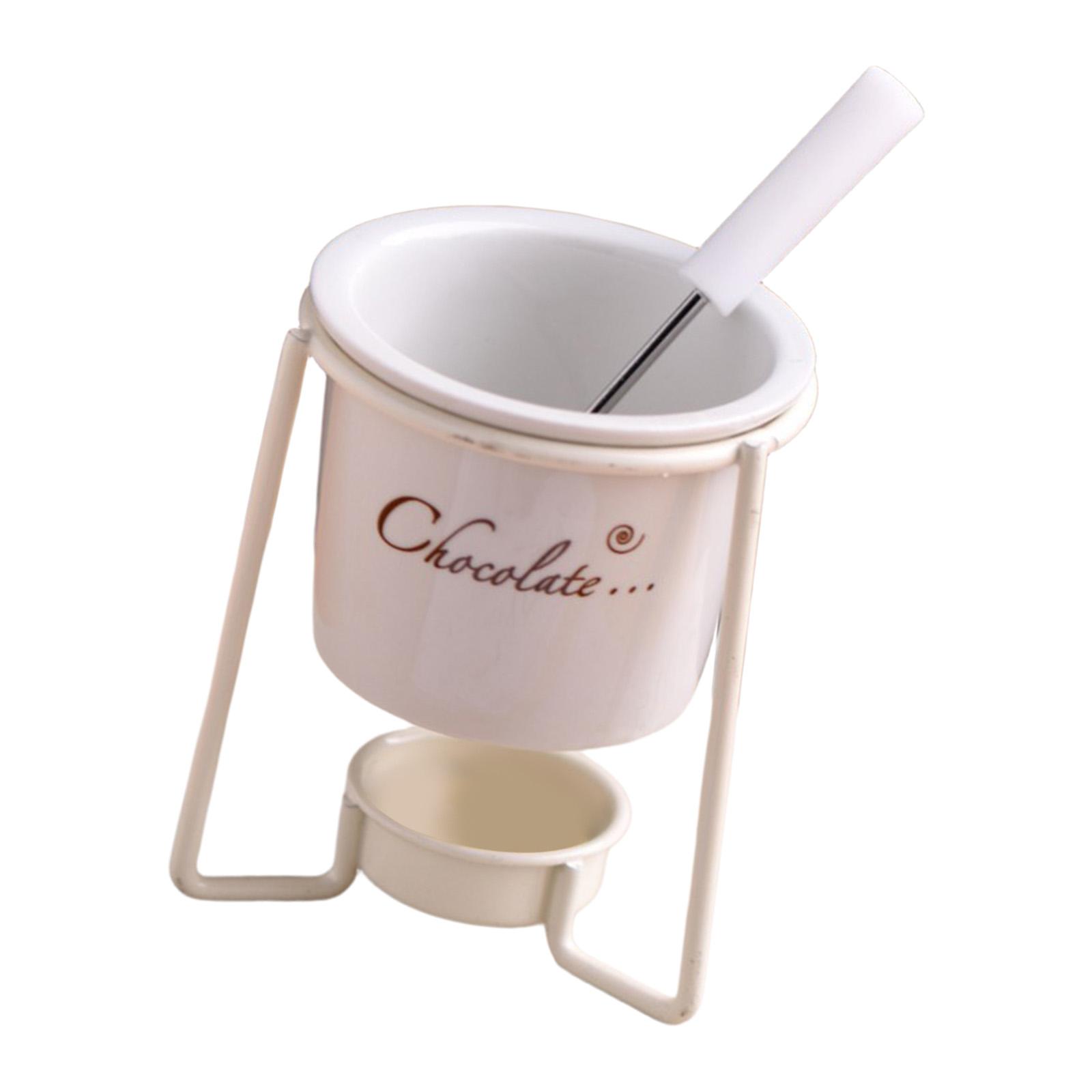 Home Cooking Heater - Theelichtjes-porseleinen-smeltkroes-fondue-set chocolade-snoep-dessertverwarmer voor restaurant en thuisgebruik