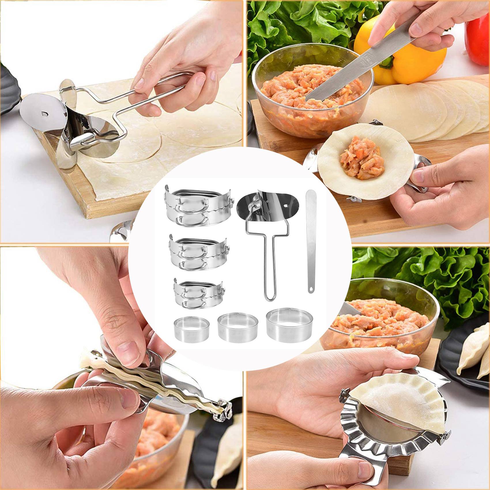 ABKW-dumplingmaker, set van 8  - Gyoza Dumpling Maker recensie en prijs